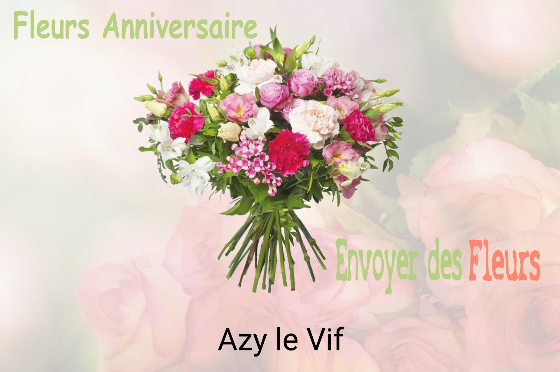 Bouquet de fleurs d’anniversaire livré à Azy-le-Vif